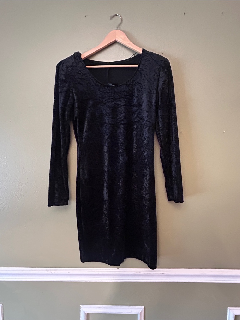 Vintage 90’s Crushed Velvet Whimsigoth Witchy Goth All That Jazz Dress Large